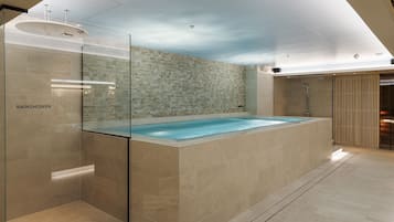 Sauna, hot tub, steam room, body treatments, body wraps, body scrubs