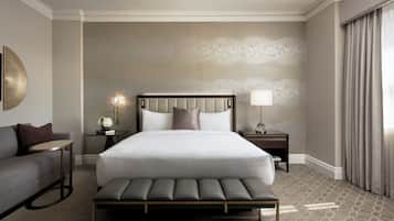Premium bedding, pillow-top beds, minibar, in-room safe