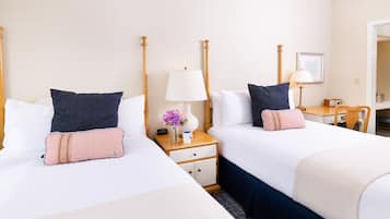 Room, 2 Double Beds (Lakeside Garden Double Main Lodge) | Desk, iron/ironing board, free WiFi, bed sheets