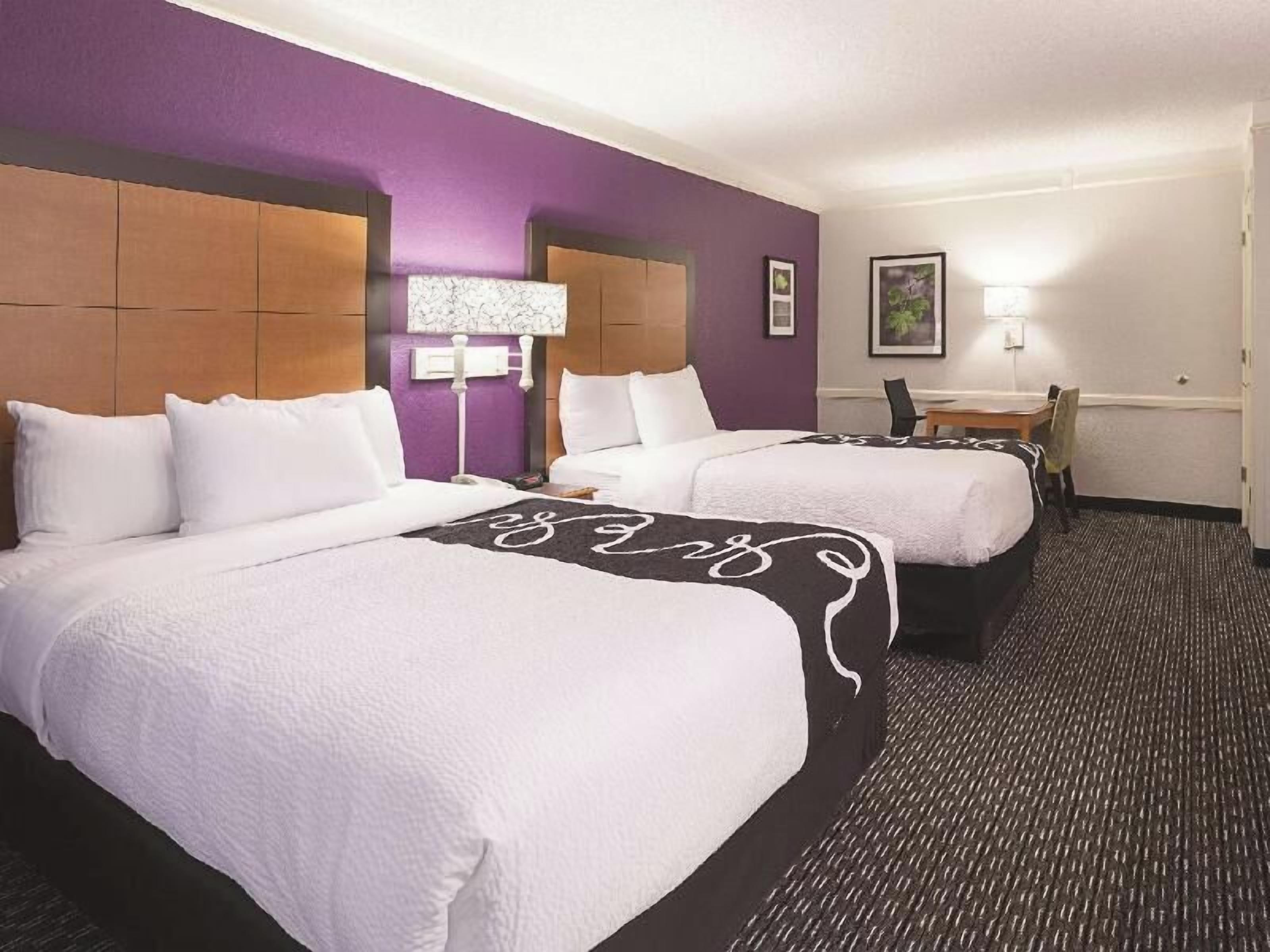 Premium bedding, desk, blackout curtains, iron/ironing board