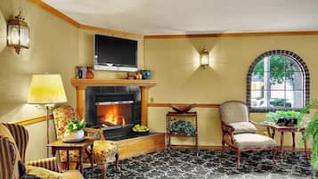 Sitteområde i lobbyen