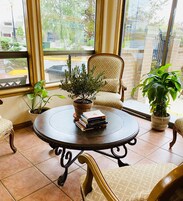 Sala de estar en el lobby