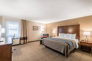 Standard Room, 1 King Bed, Non Smoking | Desk, blackout curtains, iron/ironing board, free cots/infant beds - Comfort Inn Concord South End (Concord)