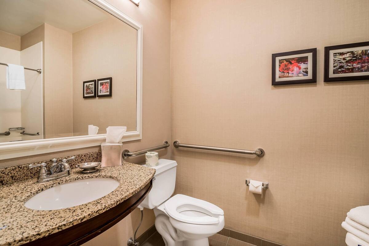 room, 1 king bed, accessible, non smoking | desk, blackout curtains, iron/ironing board, free cots/infant beds