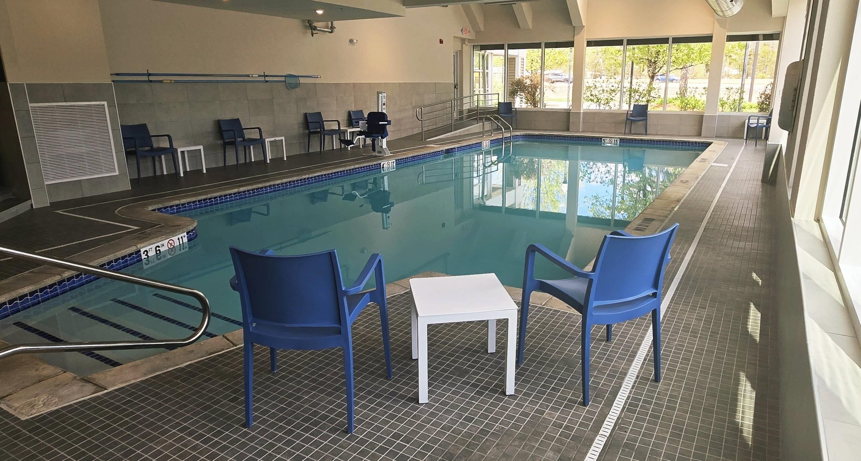 Una piscina techada