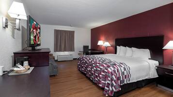 In-room safe, desk, laptop workspace, blackout drapes