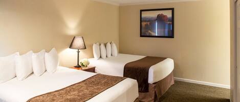 1 bedroom, premium bedding, pillowtop beds, desk