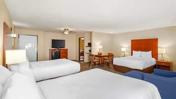 Room, Multiple Beds, Non Smoking | Premium bedding, down comforters, pillowtop beds, individually decorated