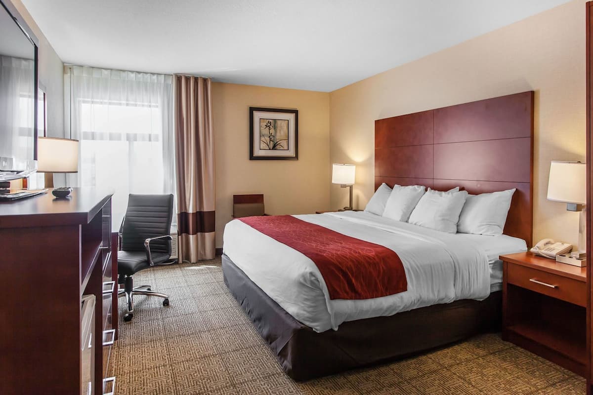 Premium bedding, down comforters, pillowtop beds, individually decorated