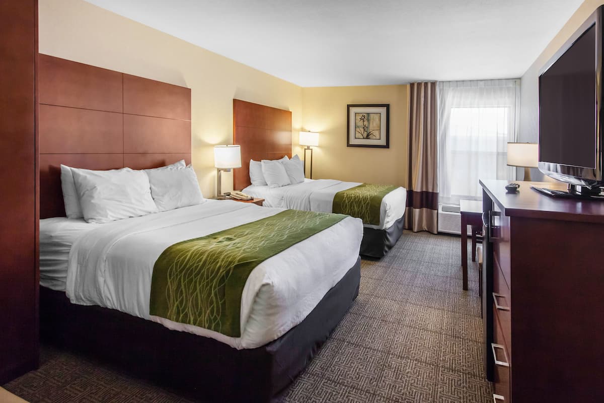 standard room, 2 queen beds, non smoking (pets allowed) | premium bedding, down duvets, pillow-top beds, individually decorated