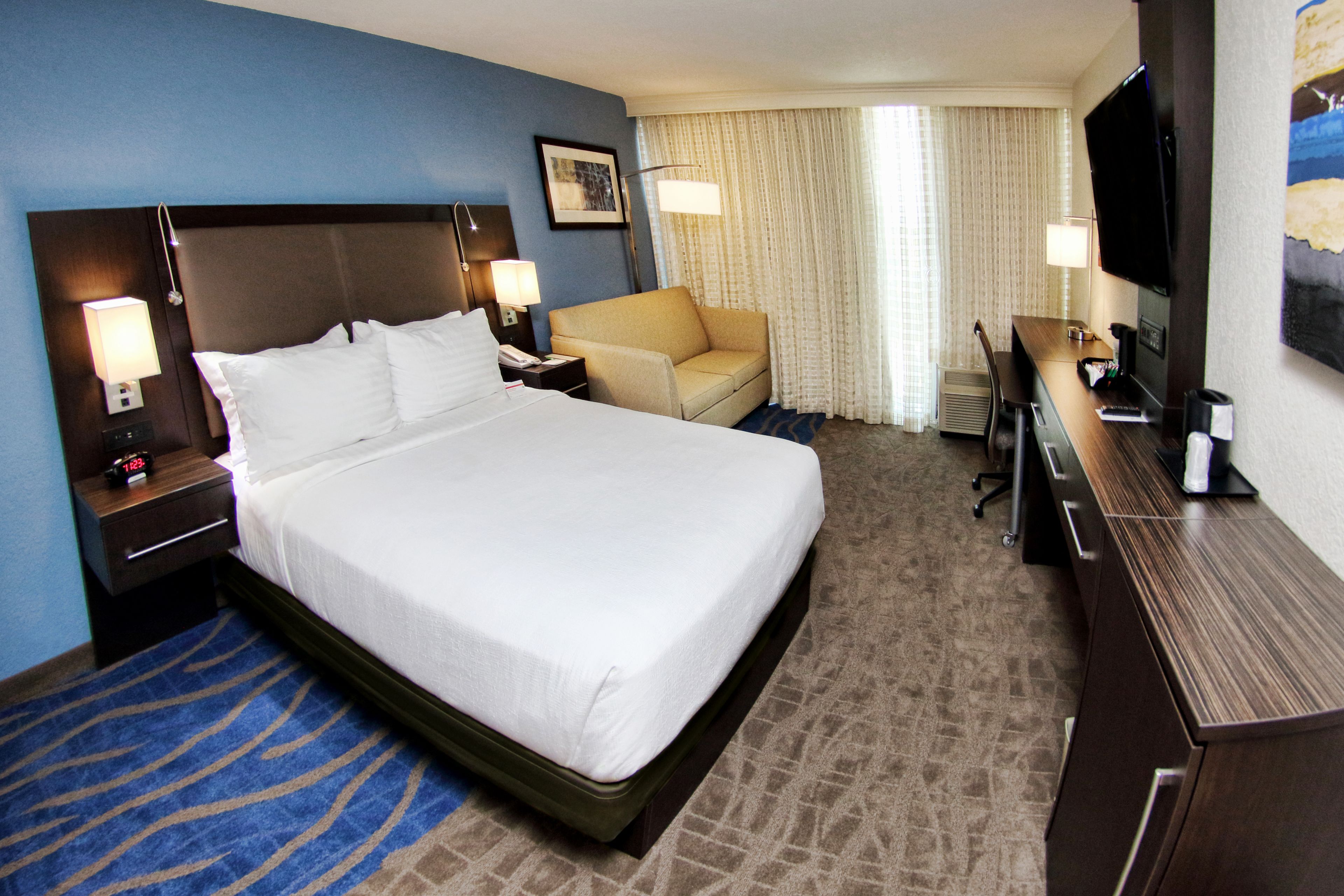 1 bedroom, hypo-allergenic bedding, in-room safe, desk