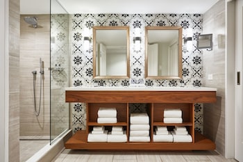 Hypo-allergenic bedding, pillowtop beds, in-room safe, blackout drapes at Fairmont El San Juan Hotel