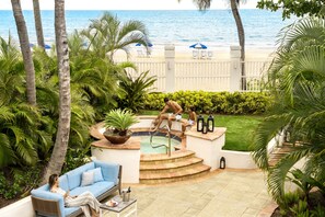Casita, Suite, 1 très grand lit, terrasse, en front de mer | Terrasse/Patio