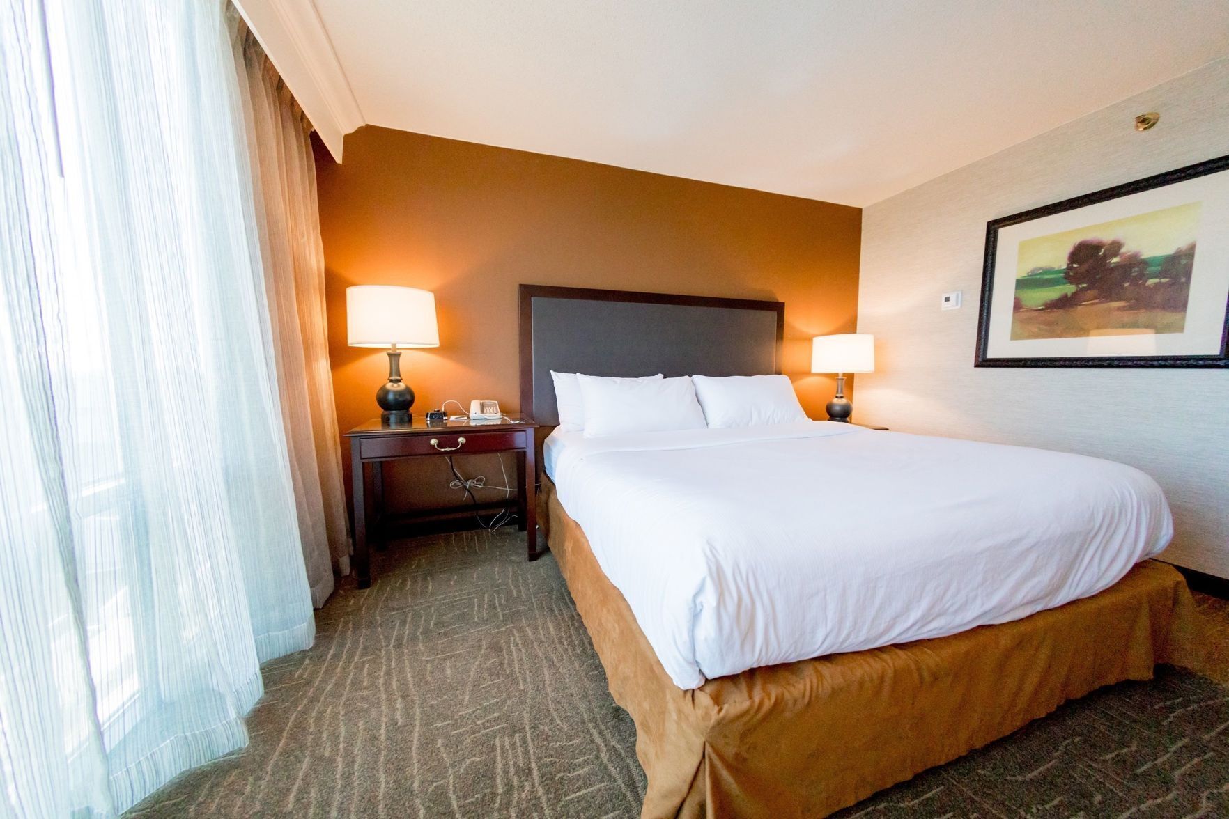 Egyptian cotton sheets, premium bedding, pillowtop beds, in-room safe