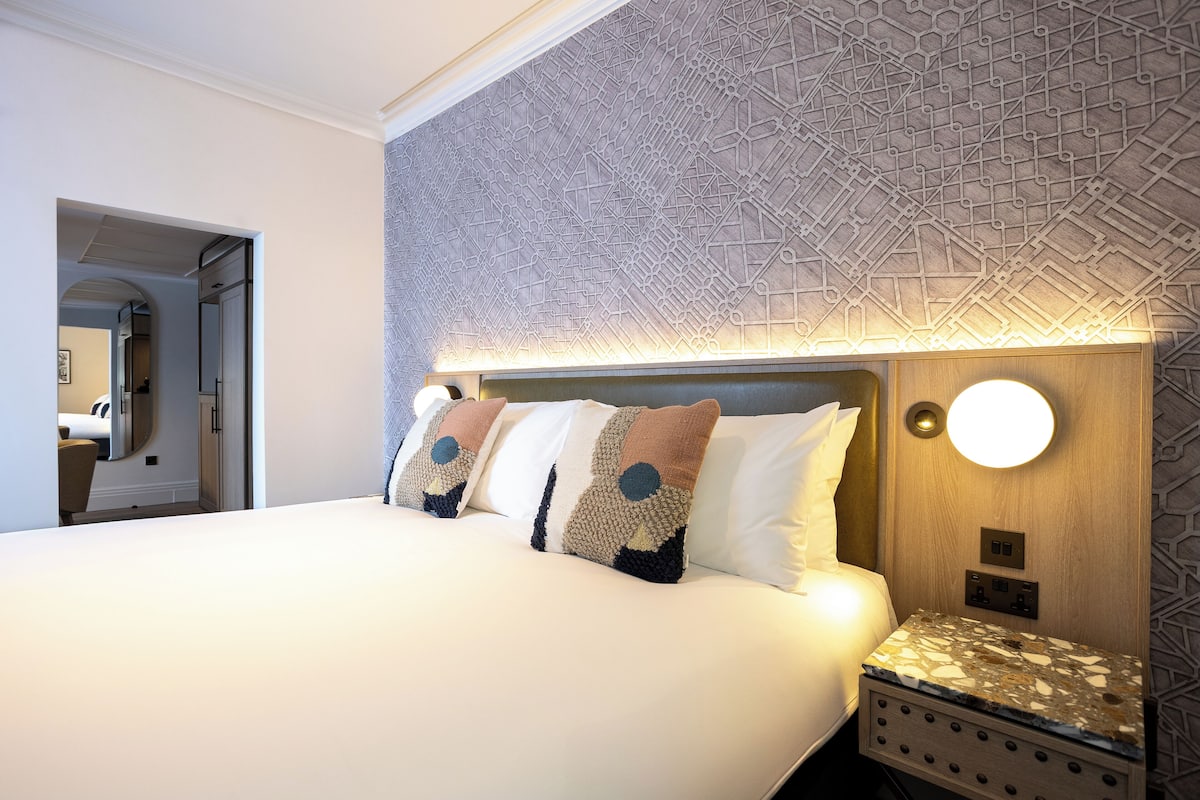 1 habitación y ropa de cama hipoalergénica