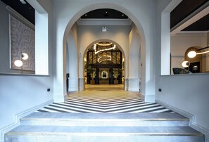 Interior entrance