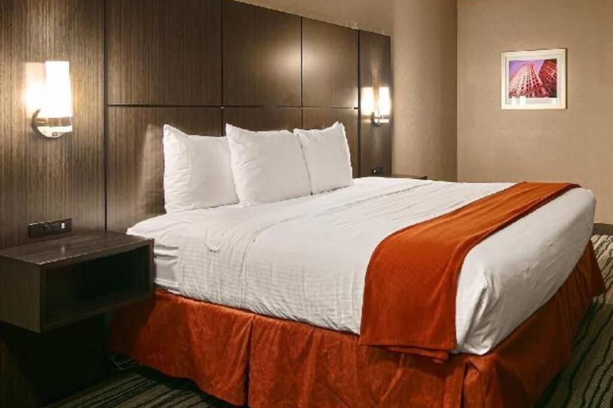 Ropa de cama de alta calidad y escritorio