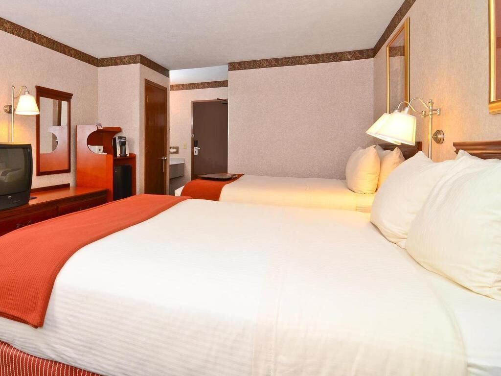 Premium bedding, desk, iron/ironing board, rollaway beds