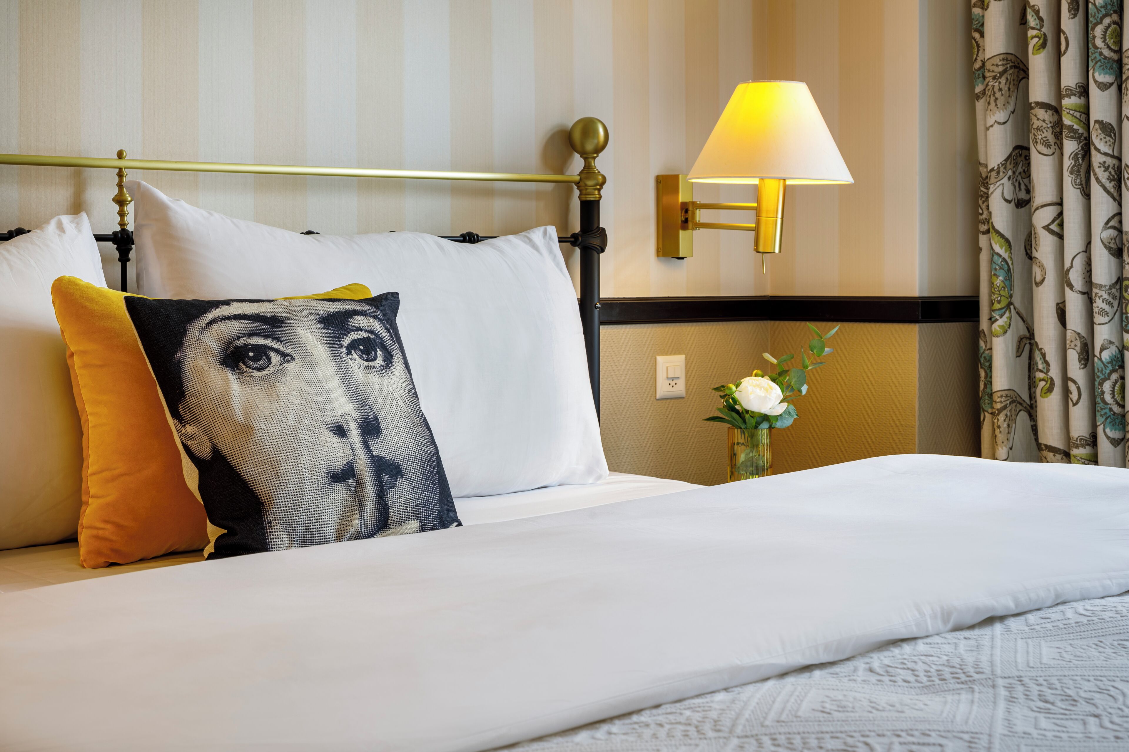 pillow-top beds, in-room safe, desk, soundproofing