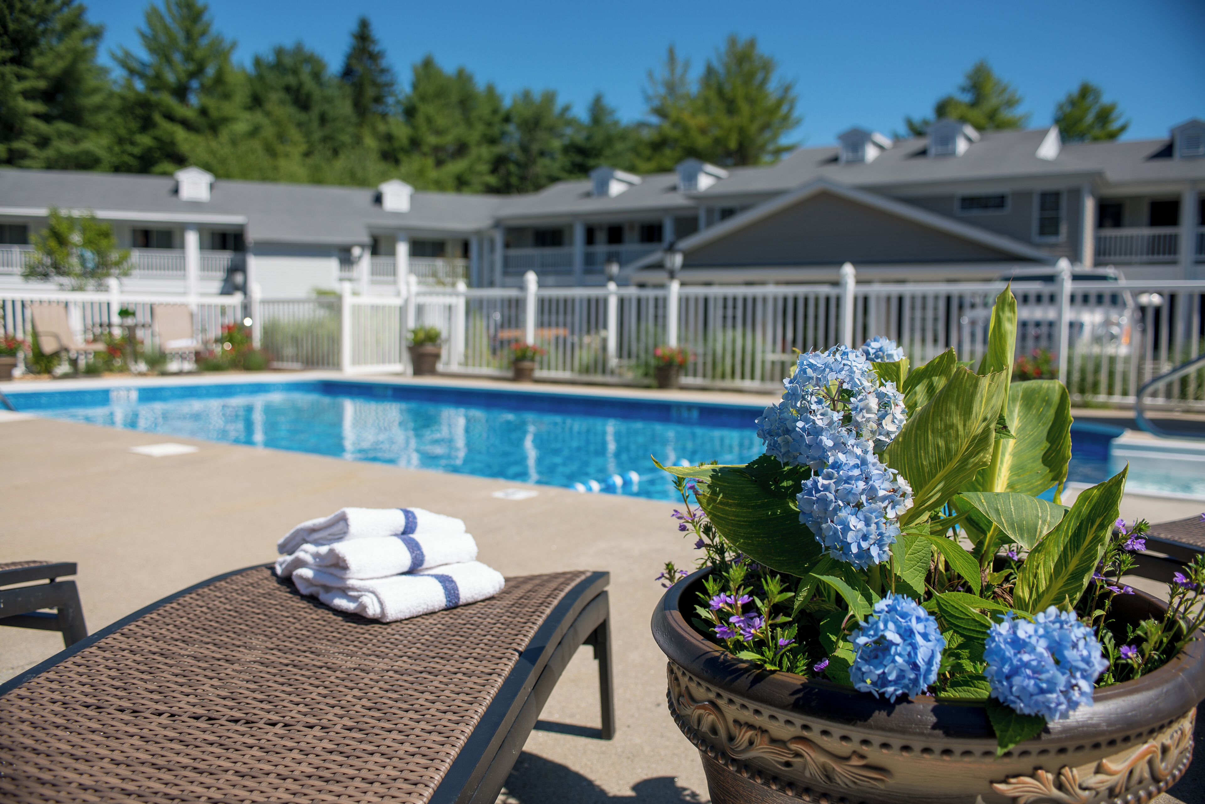 Seasonal outdoor pool
