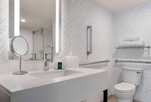 Artículos de tocador de diseñador, secador de pelo, toallas, jabón