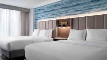 In-room safe, desk, laptop workspace, blackout drapes