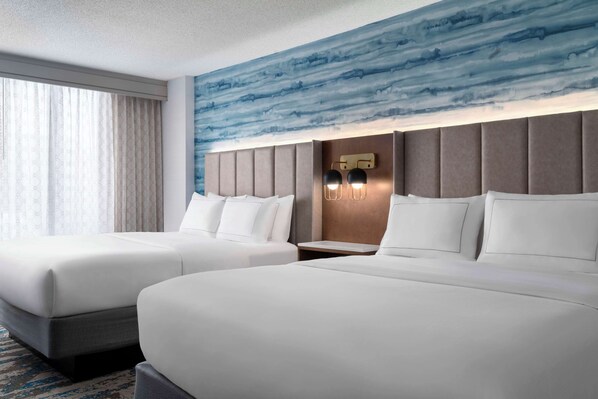 In-room safe, desk, laptop workspace, blackout drapes