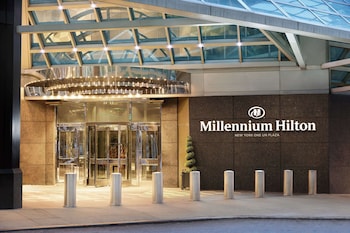 Hotel Exterior at Millennium Hilton New York One UN Plaza