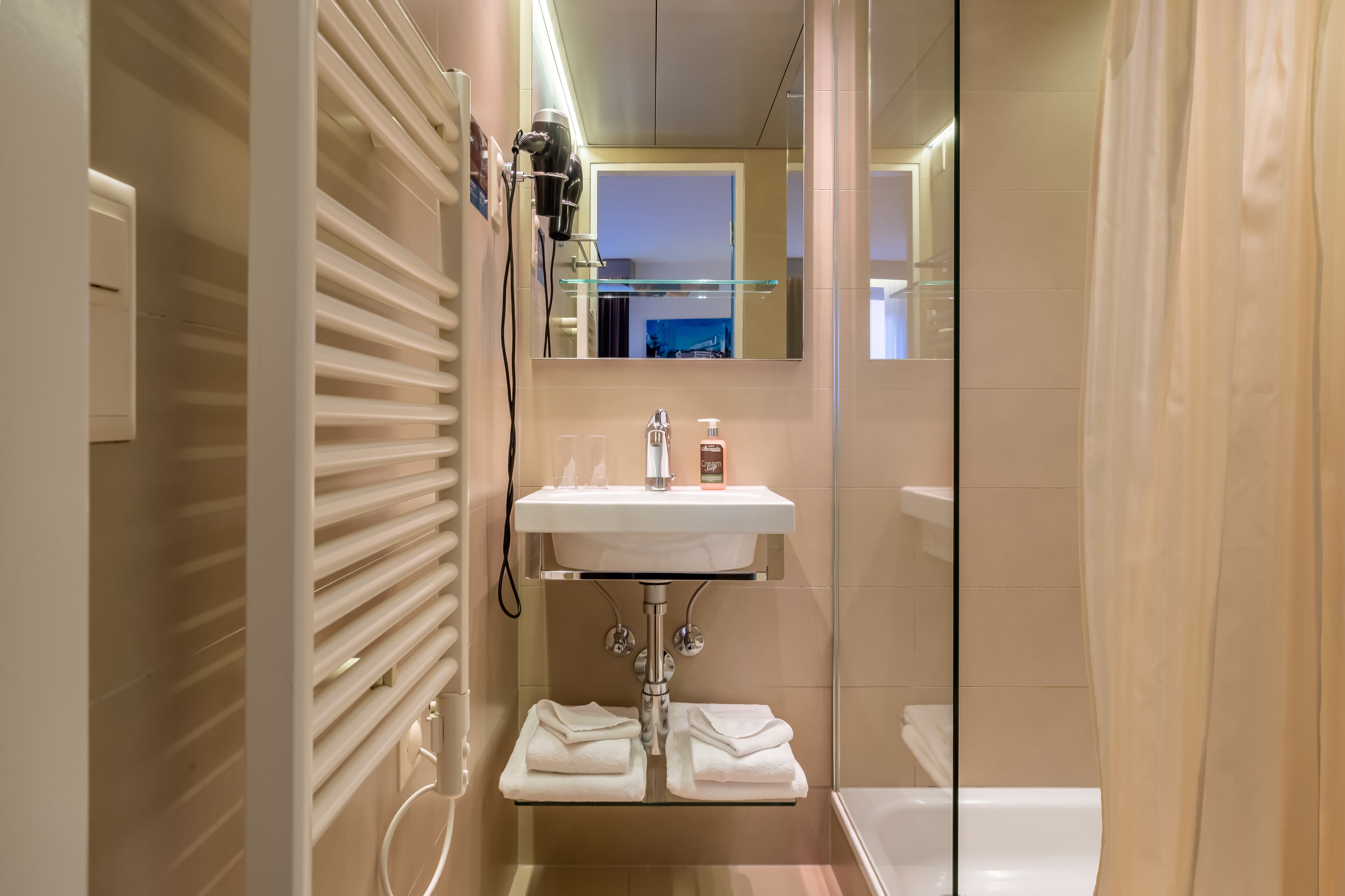 double room | bathroom | eco-friendly toiletries, hair dryer, towels, soap