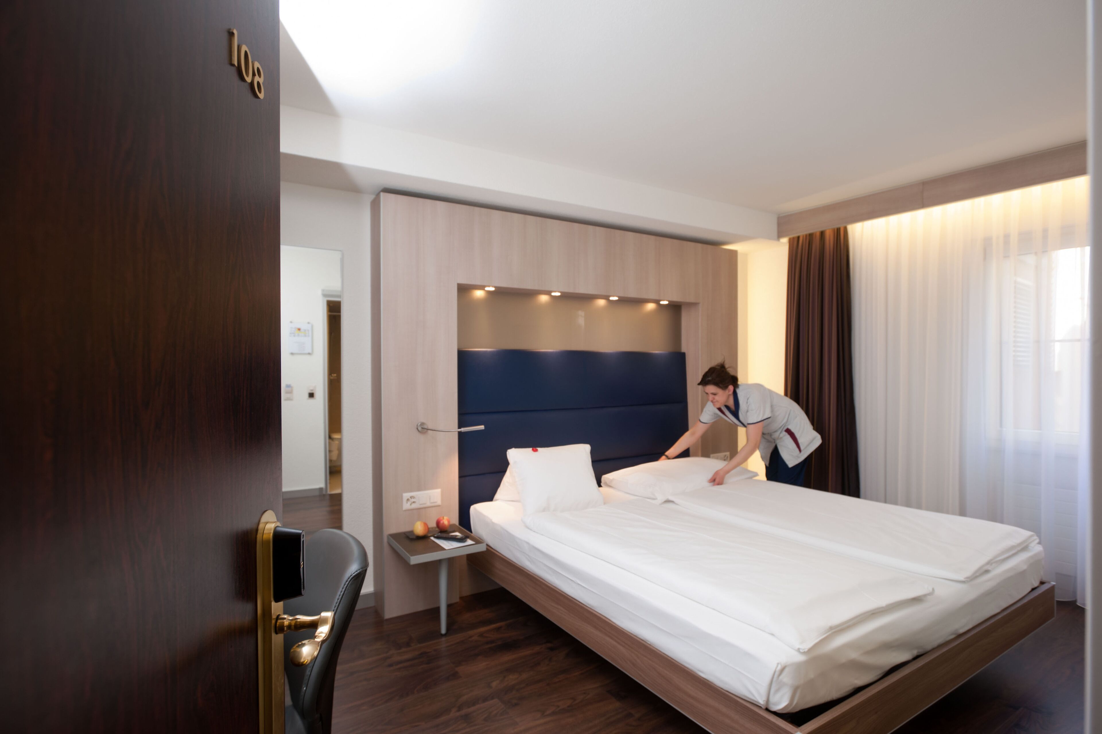 1 bilik tidur, cadar kapas Mesir, peralatan tempat tidur premium 