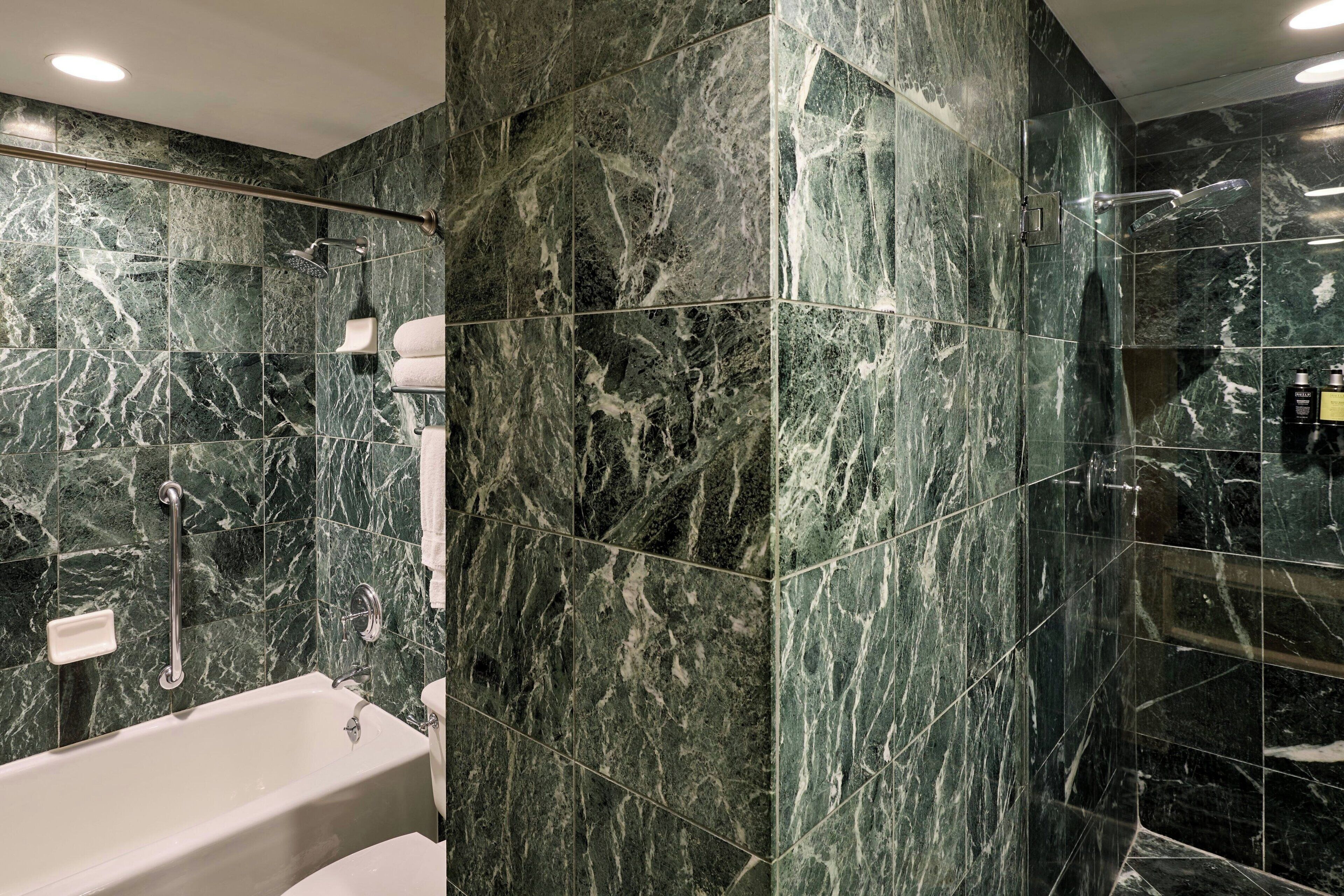 suite, 1 bedroom | bathroom | designer toiletries, hair dryer, bathrobes, towels