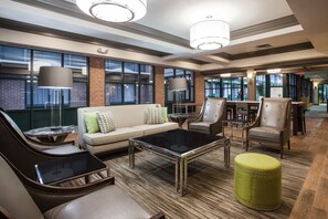 Sitteområde i lobbyen