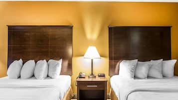 Standard Room, 2 Queen Beds, Non Smoking | Desk, iron/ironing board, rollaway beds, free WiFi