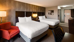 Standard Room, 2 Queen Beds, Non Smoking, Refrigerator & Microwave | Desk, iron/ironing board, WiFi, bed sheets - Best Western Muscatine / Pearl City Hotel (Muscatine)