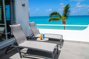 Suite, 1 Bedroom, Kitchen, Beachfront | Terrace/patio