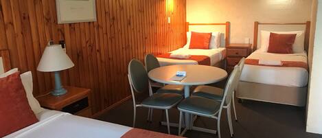 Family Room, Multiple Beds, Non Smoking | Laptop workspace, iron/ironing board, free WiFi, bed sheets