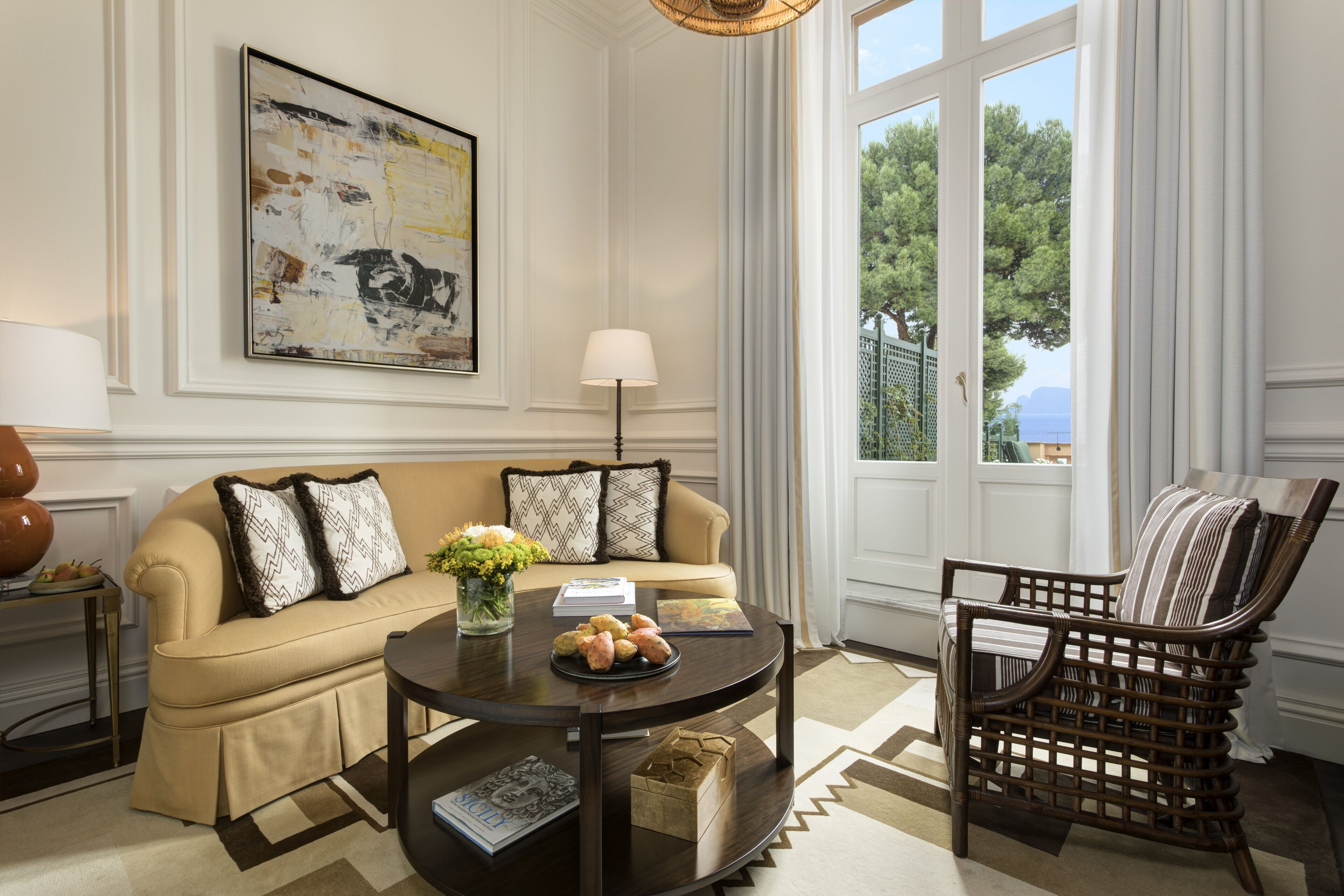 suite, terrace, sea view | living area | lcd tv, pay films