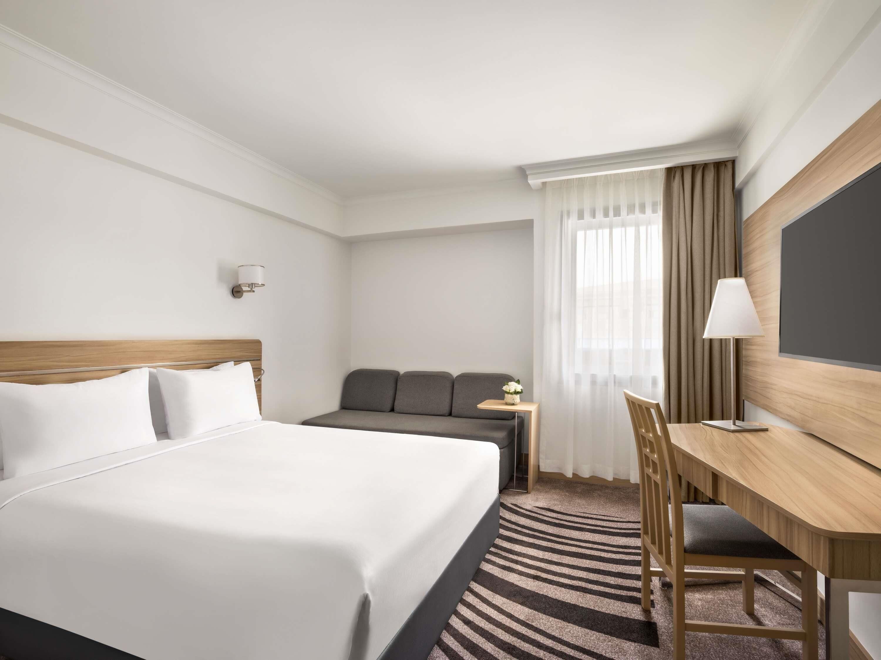 Minibar, in-room safe, desk, blackout curtains