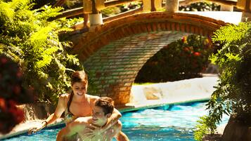 2 outdoor pools, pool umbrellas, sun loungers