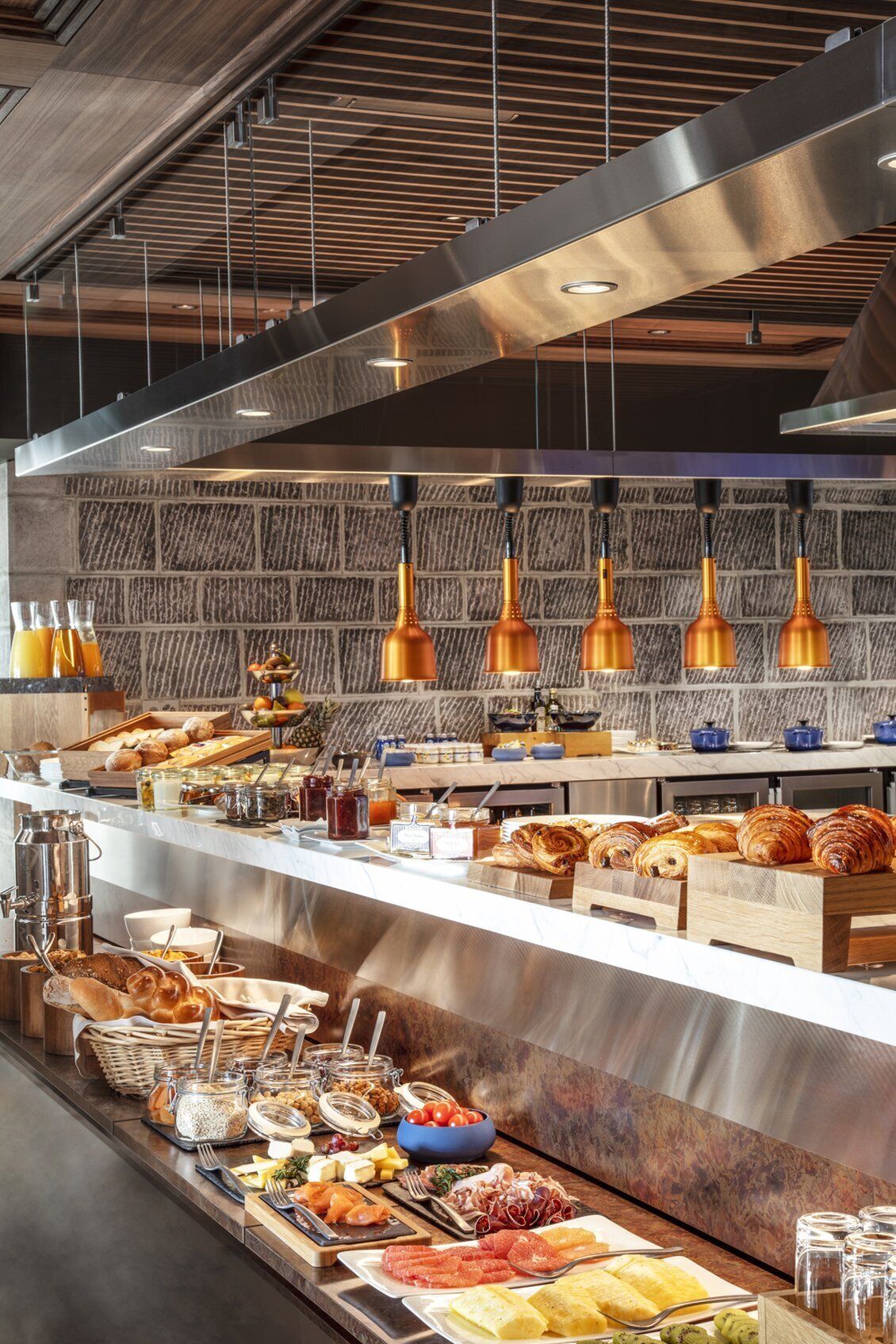 daily buffet breakfast (chf 39 per person)