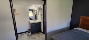 Hair dryer, towels