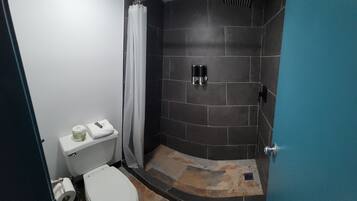 Deluxe-rum - 1 kingsize-säng - icke-rökare | Badrum | Hårtork och handdukar