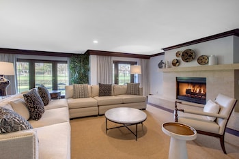 Presidential Suite, 1 King Bed | Hypo-allergenic bedding, down comforters, in-room safe, desk at Omni Rancho Las Palmas Resort & Spa