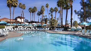 4 outdoor pools, pool cabanas (surcharge), pool umbrellas