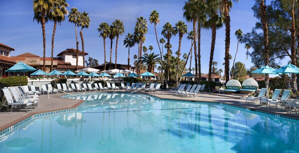 4 outdoor pools, pool cabanas (surcharge), pool umbrellas