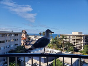 Chambre supérieure, 1 très grand lit, balcon, vue sur l’océan | Vue du balcon