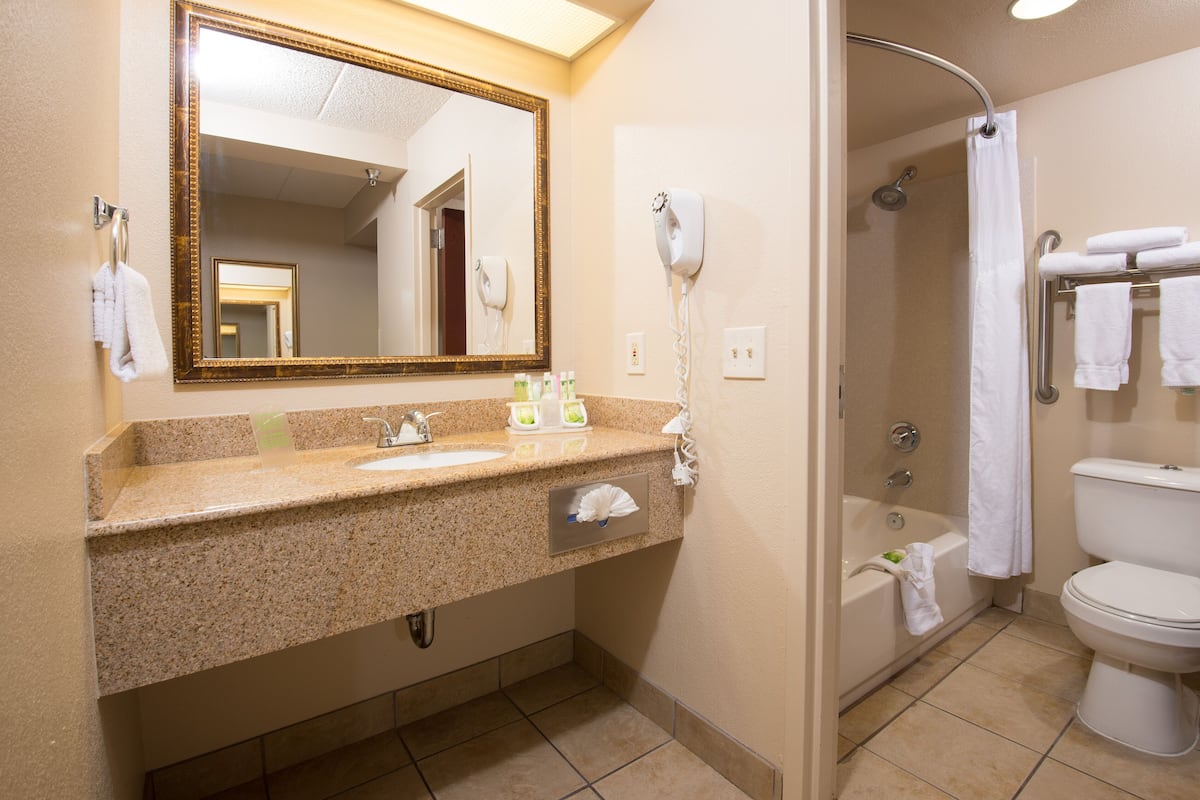 suite, 2 bedrooms, non smoking | bathroom | free toiletries, hair dryer, towels, soap