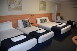 Standard Room, Multiple Beds, Non Smoking | Blackout drapes, soundproofing, iron/ironing board, free WiFi