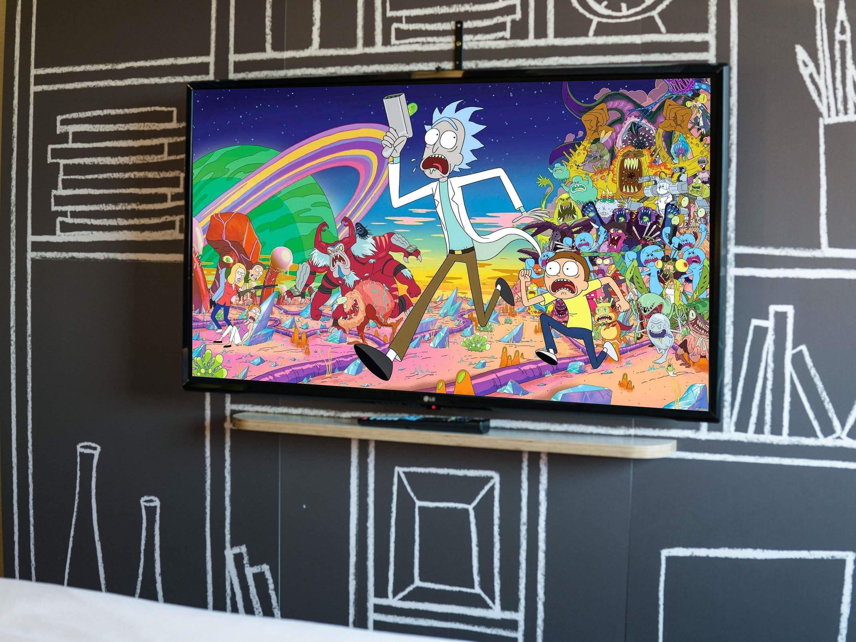 family suite, multiple beds | premium bedding, desk, laptop workspace, blackout curtains