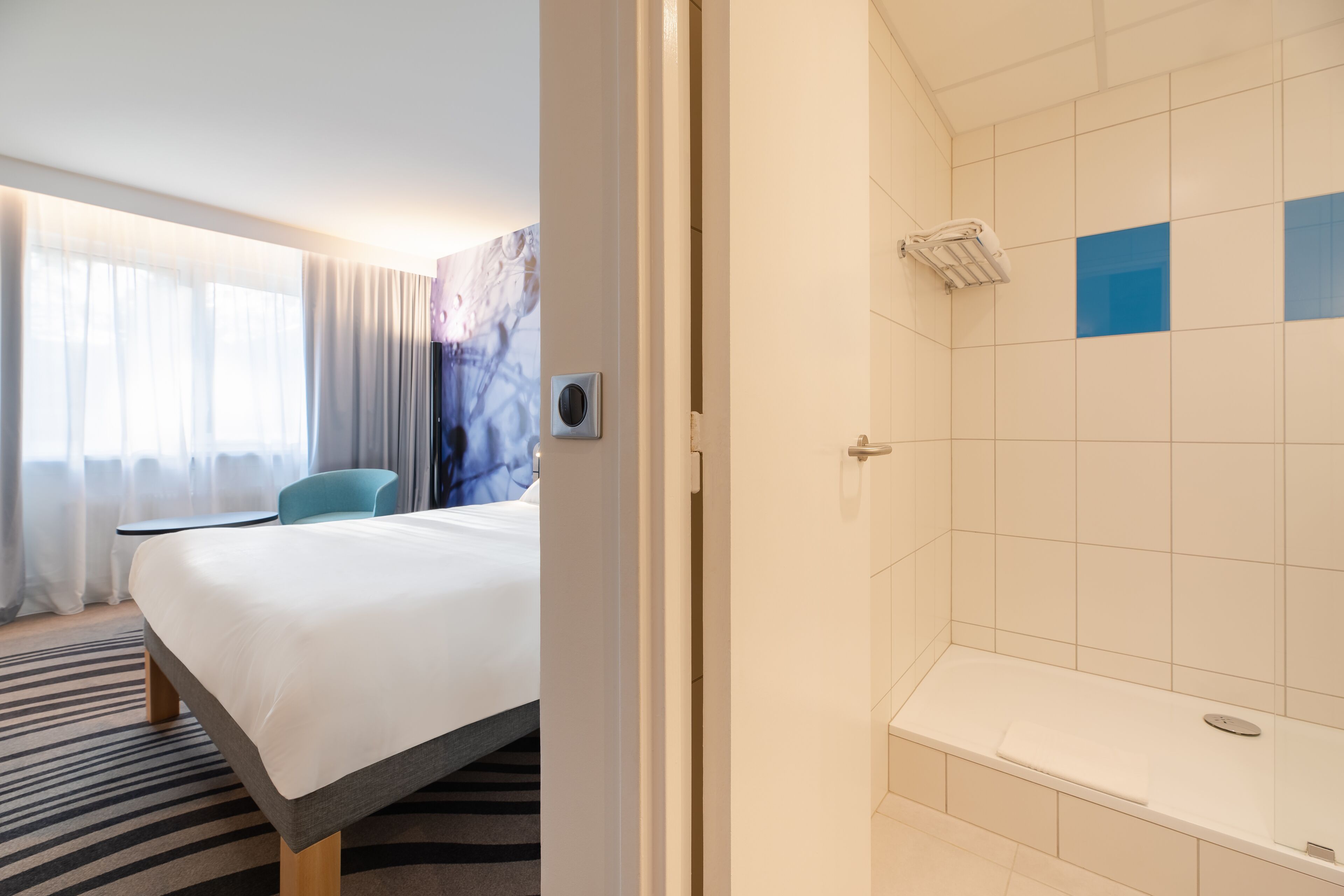 superior room, 1 double bed with sofa bed (comfortable) | bathroom | eco-friendly toiletries, hair dryer, towels, soap